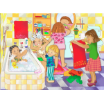 A4 "Hygiene" 36 Piece Wooden Puzzle   